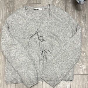 Abercrombie & Fitch Light Gray Women's Cardigan